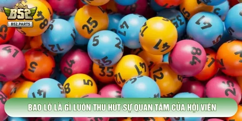Bao lô là gì luôn thu hút sự quan tâm của hội viên