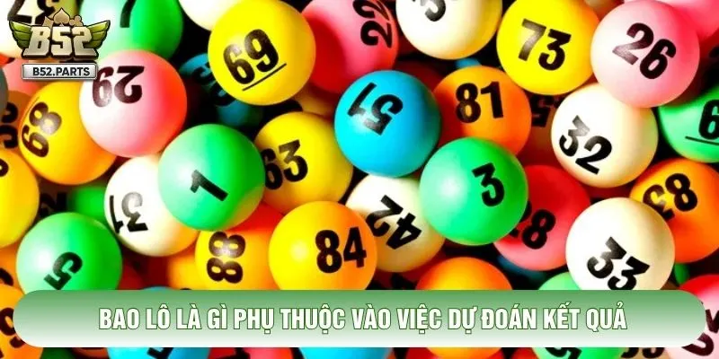 Bao lô là gì phụ thuộc vào việc dự đoán kết quả